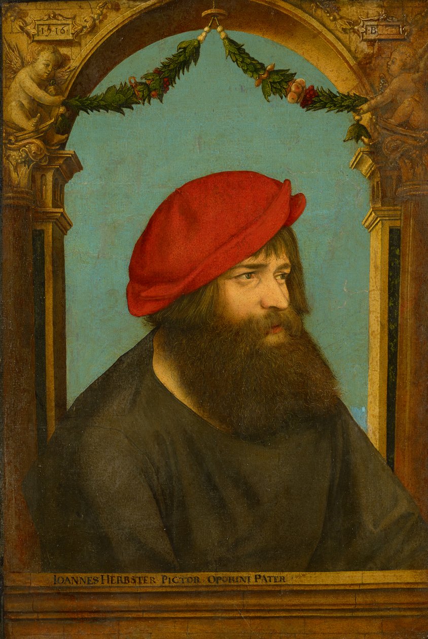 Hans Herbst (Herbster) portréja alkotó: Ambrosius Holbein