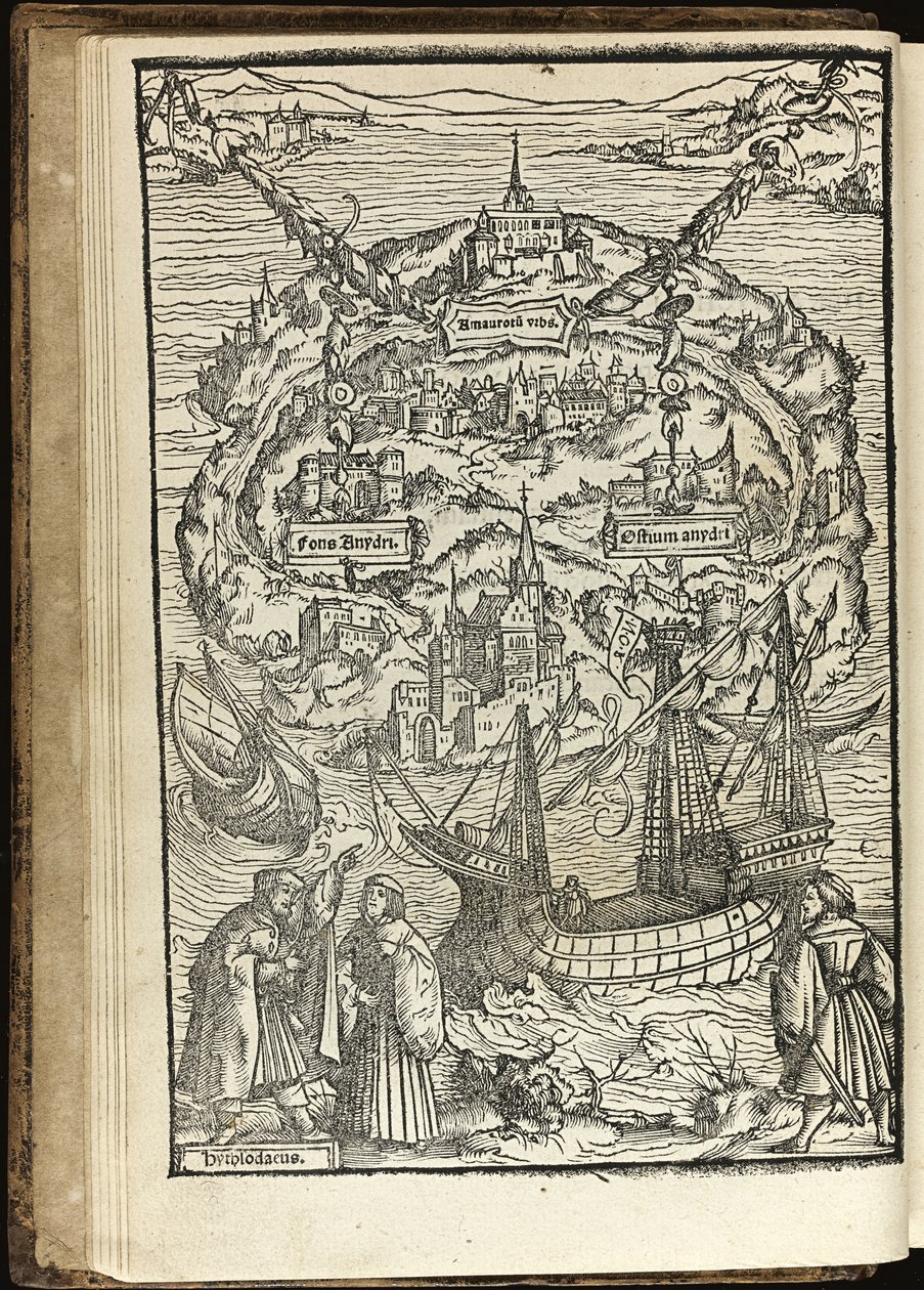 Thomas More utópiája, 1518 alkotó: Ambrosius Holbein