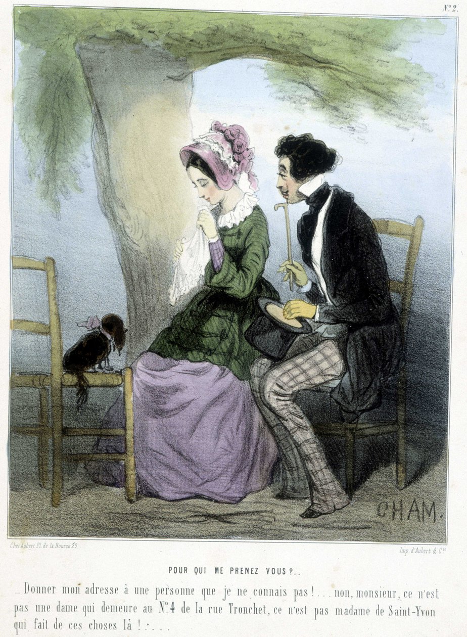 szerinted ki vagyok? - Cham „” Madeleines”-ében, 1870-1880 alkotó: Amédée de Noé