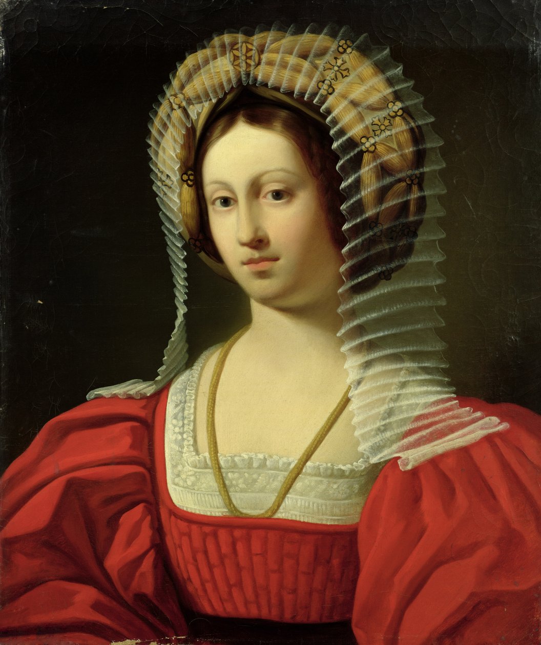 I. Giovanna (1326-82) Nápoly királynője, 1842 alkotó: Amedee Gras