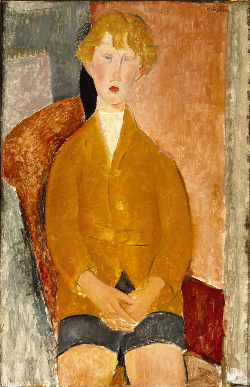 Fiú rövid nadrágban alkotó: Amedeo Modigliani