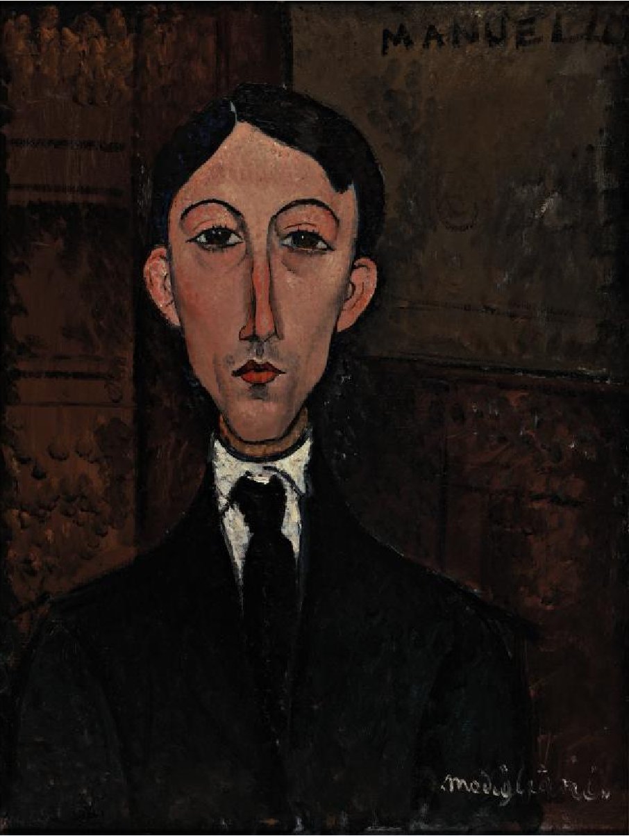 Manuel Humbert mellszobra alkotó: Amedeo Modigliani
