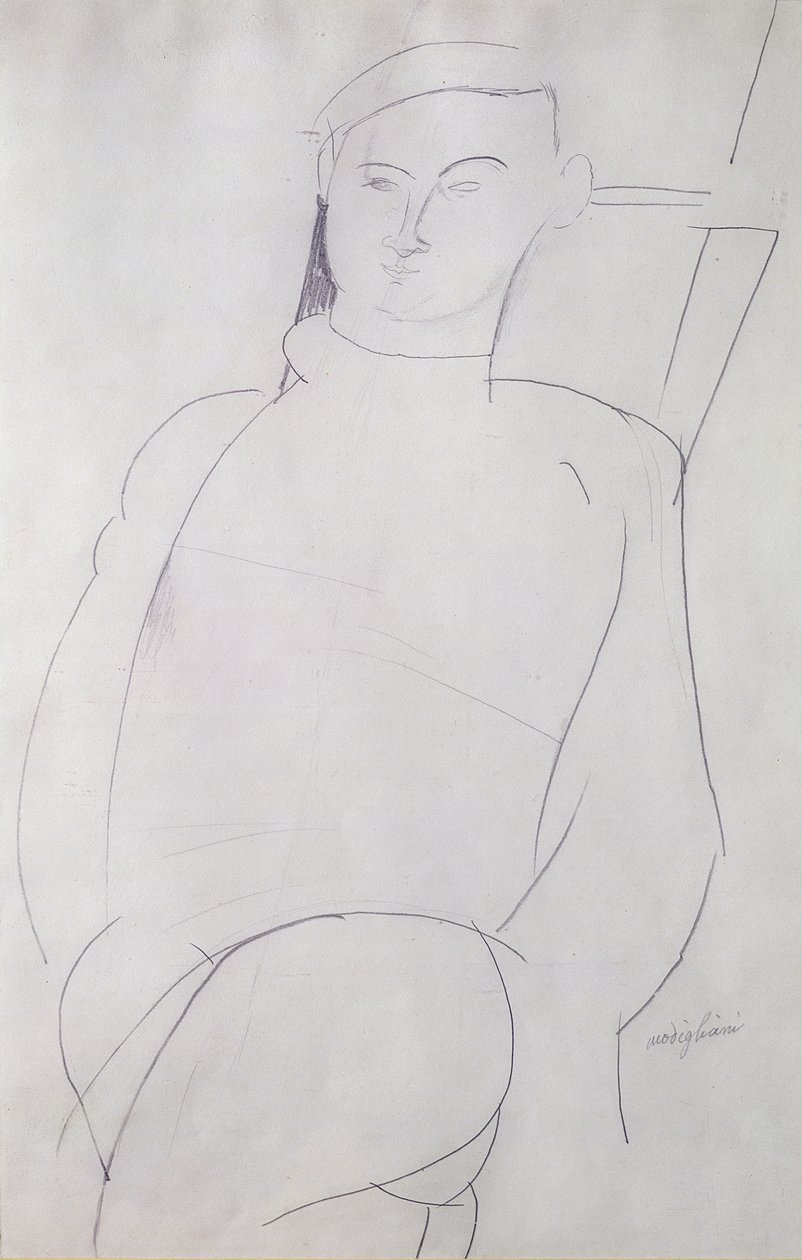 Jacques Lipchitz (1891-1973) 1917 körül alkotó: Amedeo Modigliani