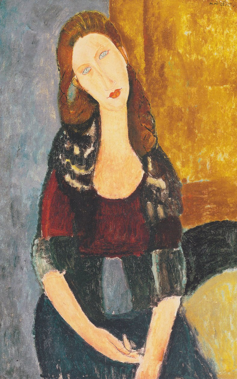 Jeanne Hebuterne, ül alkotó: Amedeo Modigliani