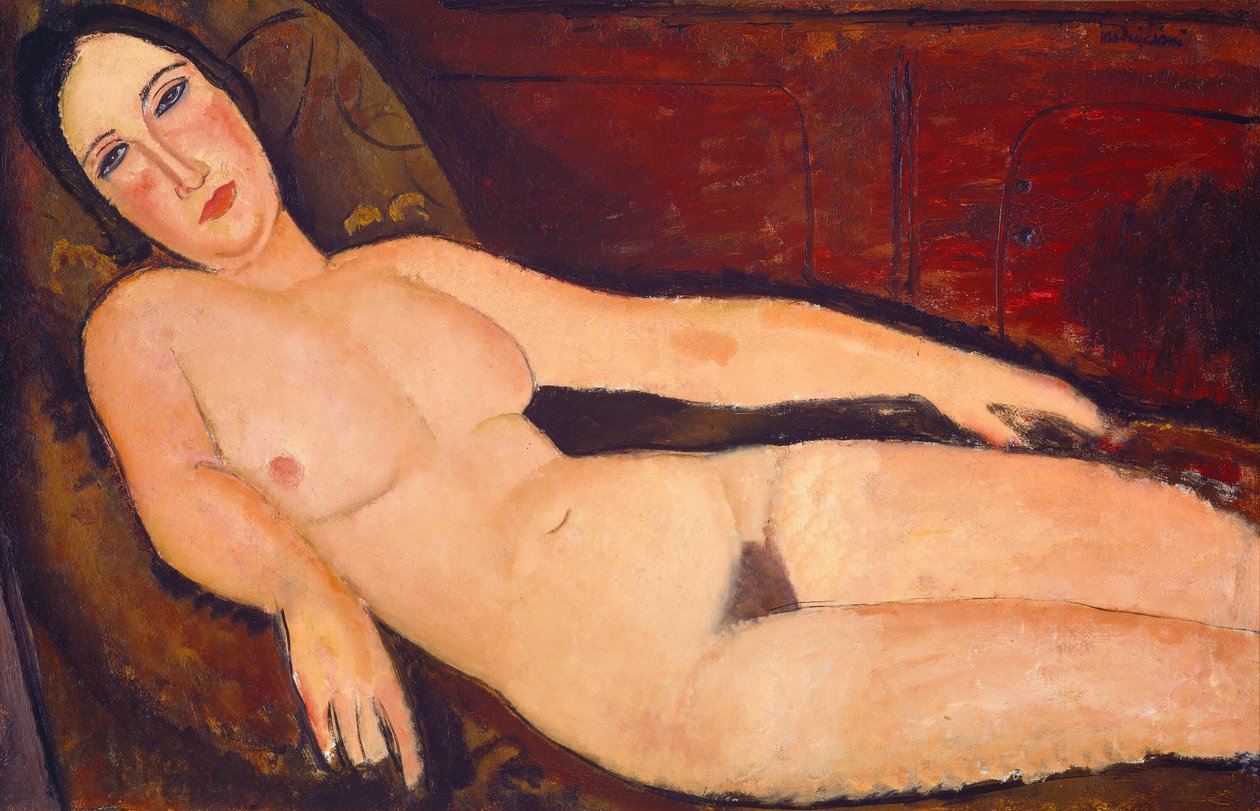 Meztelen egy Díván alkotó: Amedeo Modigliani