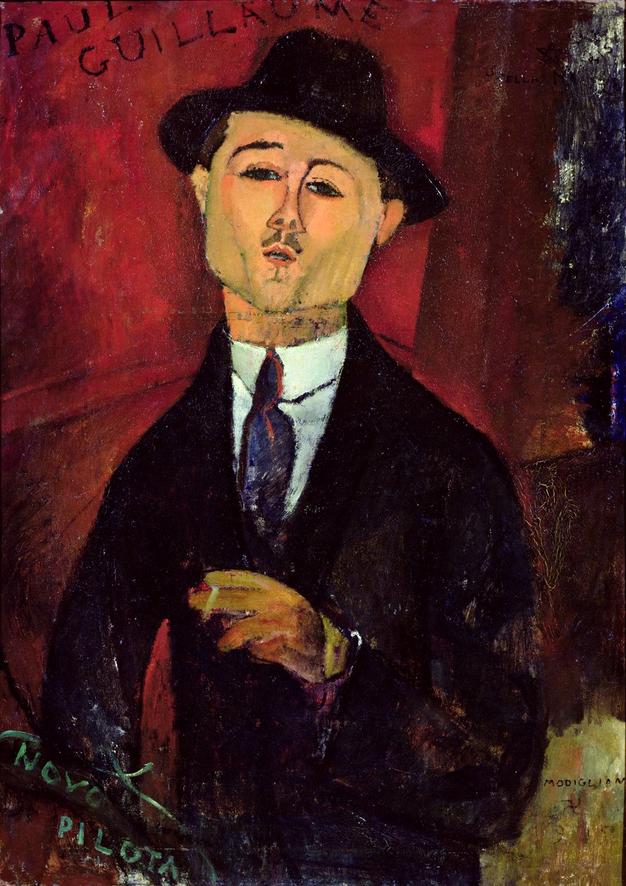 Paul Guillaume (1893-1934) Új Pilota, 1915 (olaj, karton) alkotó: Amedeo Modigliani