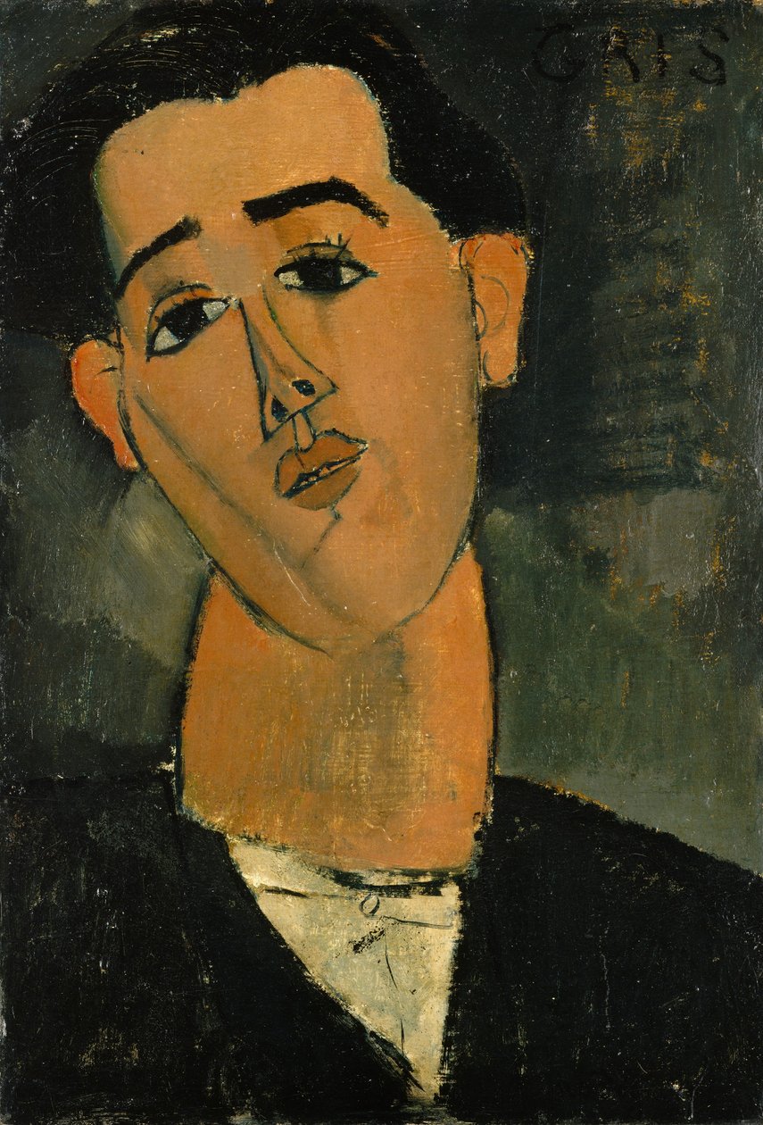 Juan Gris (1887-1927) portréja 1915 alkotó: Amedeo Modigliani