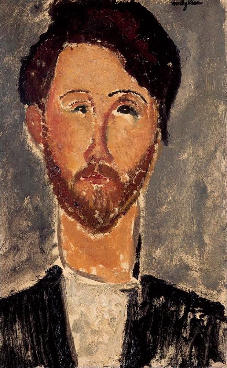 Leopold Zborowski arcképe alkotó: Amedeo Modigliani