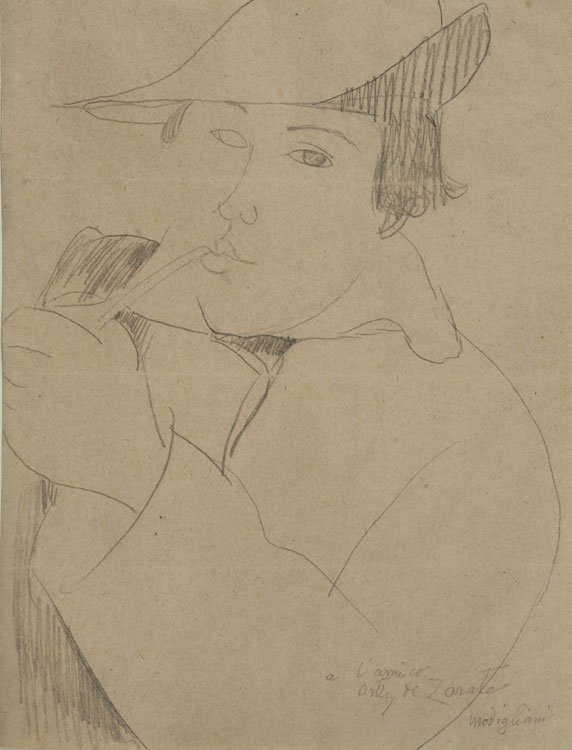 Manuel Ortiz de Zarate portréja alkotó: Amedeo Modigliani