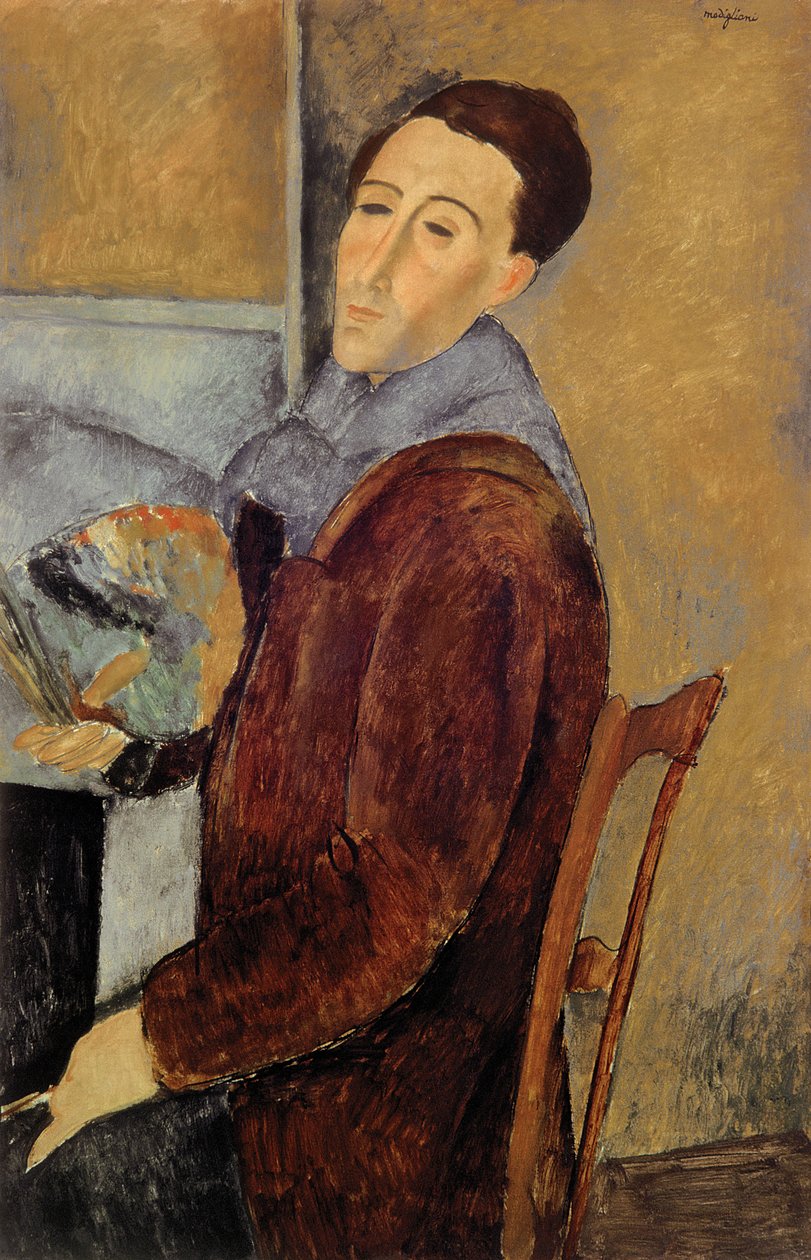 Önarckép, 1919 alkotó: Amedeo Modigliani