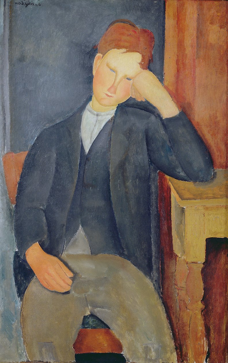 A fiatal inas, 1918-19 körül alkotó: Amedeo Modigliani