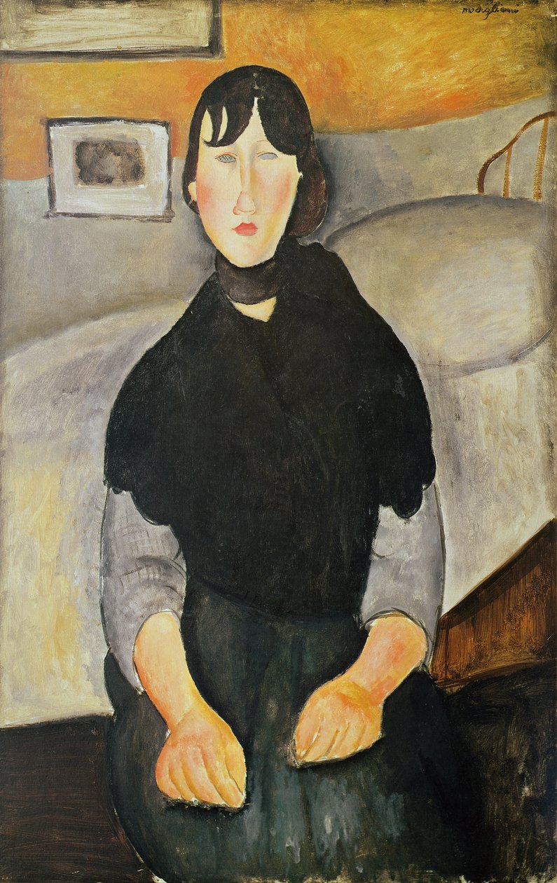 A nép fiatal nője alkotó: Amedeo Modigliani