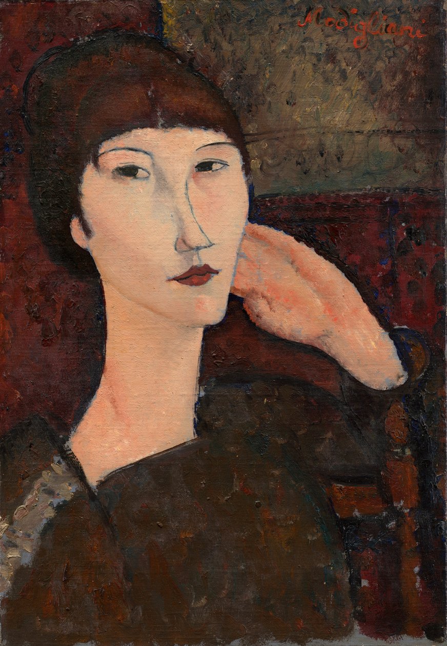 Adrienne (Nő frufruval) alkotó: Amedeo Modigliani