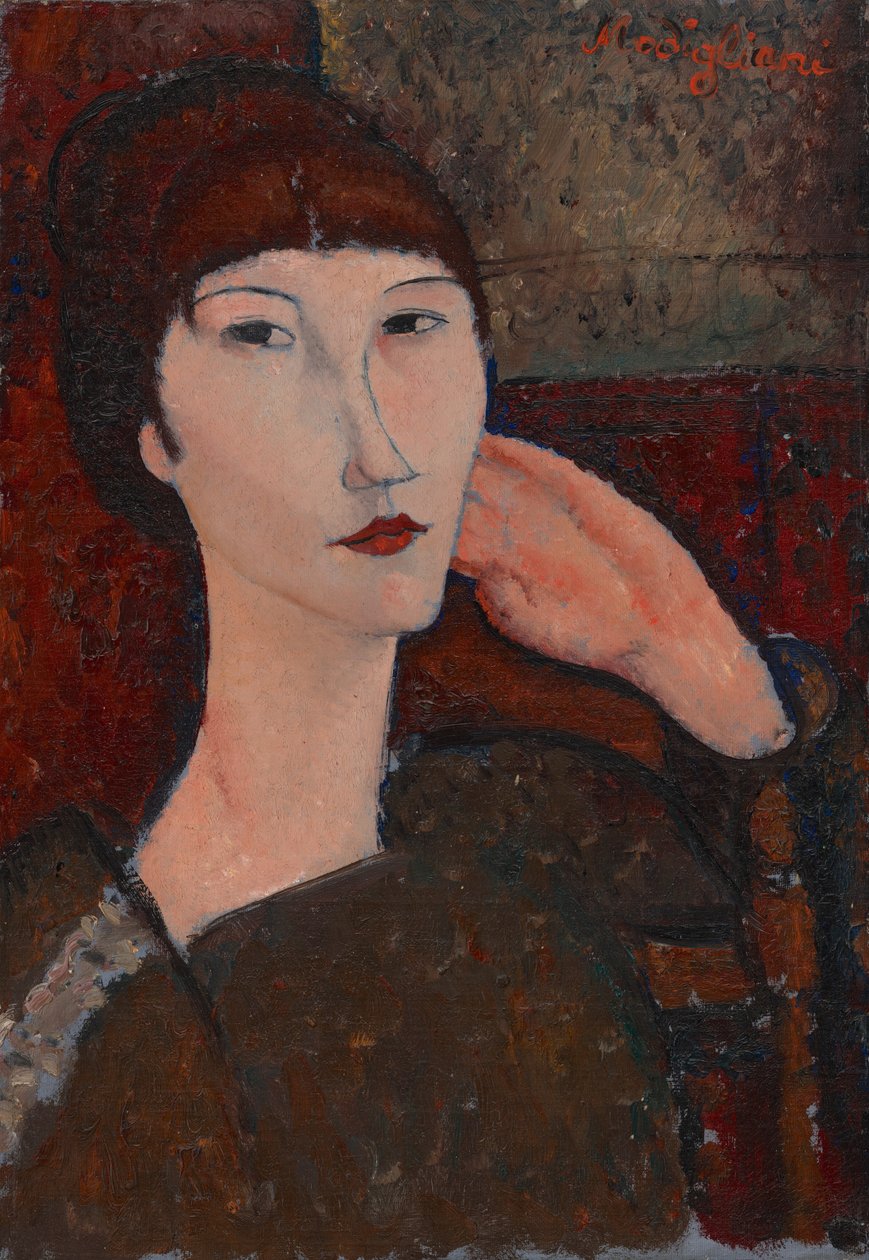 Adrienne (frufrus nő) alkotó: Amedeo Modigliani