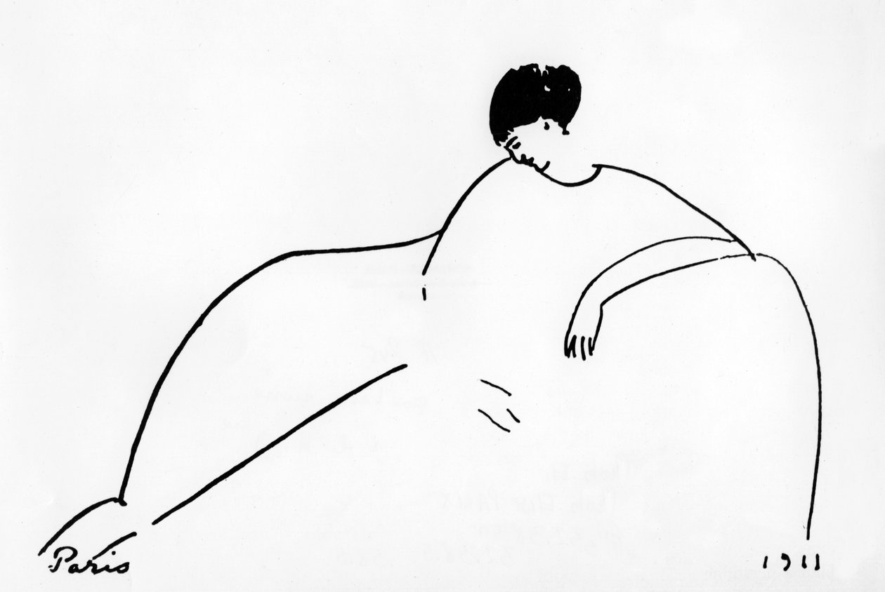 Anna Ahmatova (1889-1967) orosz költő alkotó: Amedeo Modigliani