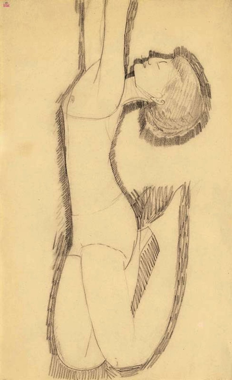 Anna Akhmatova mint Akrobata, 1911 alkotó: Amedeo Modigliani