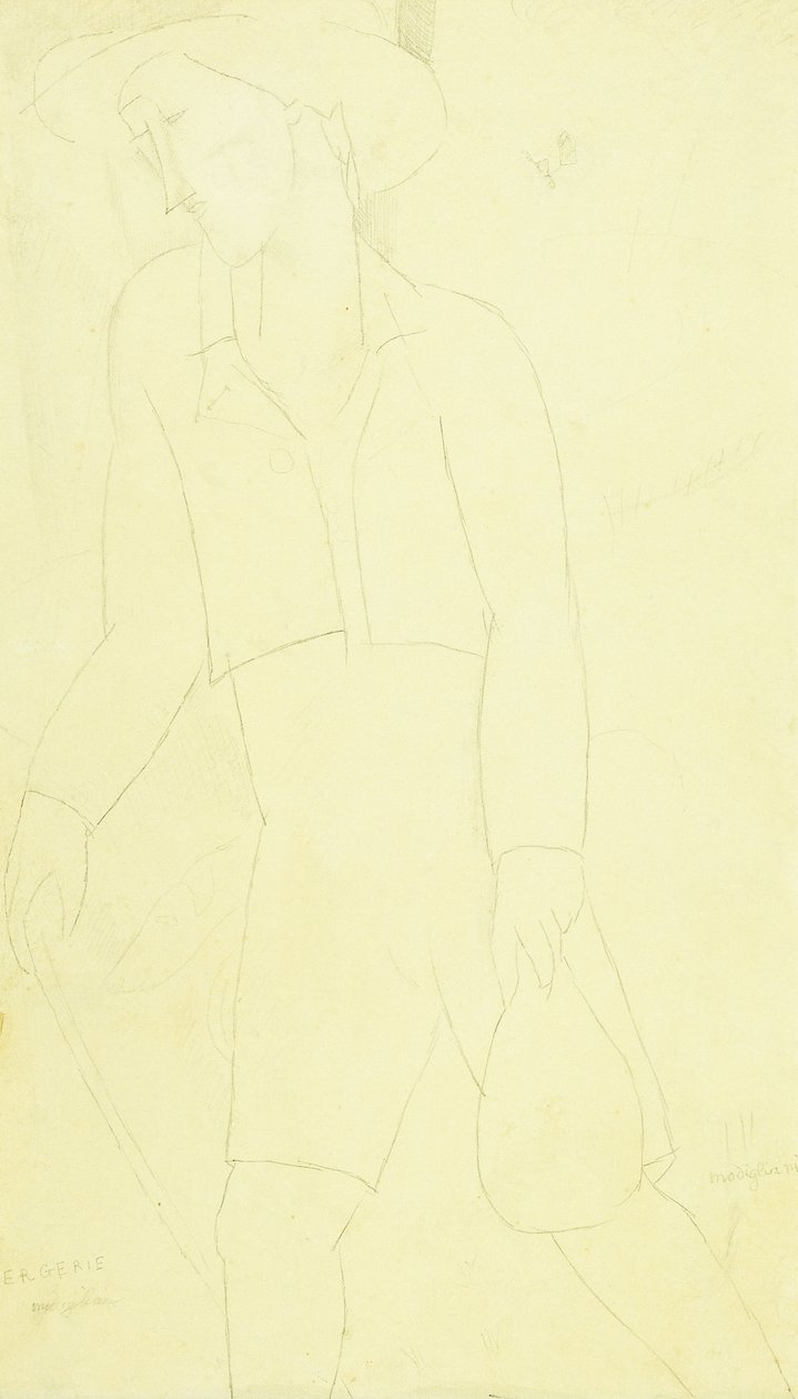 Bergerie, 1915-16 alkotó: Amedeo Modigliani