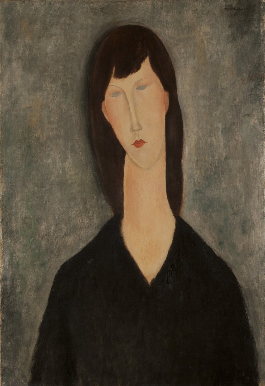 Egy nő mellszobra. alkotó: Amedeo Modigliani