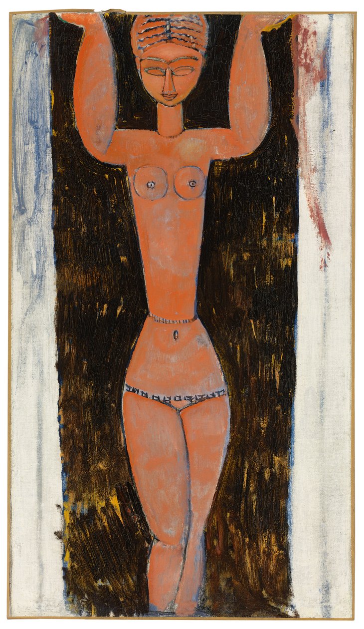 Cariatide, 1913 alkotó: Amedeo Modigliani