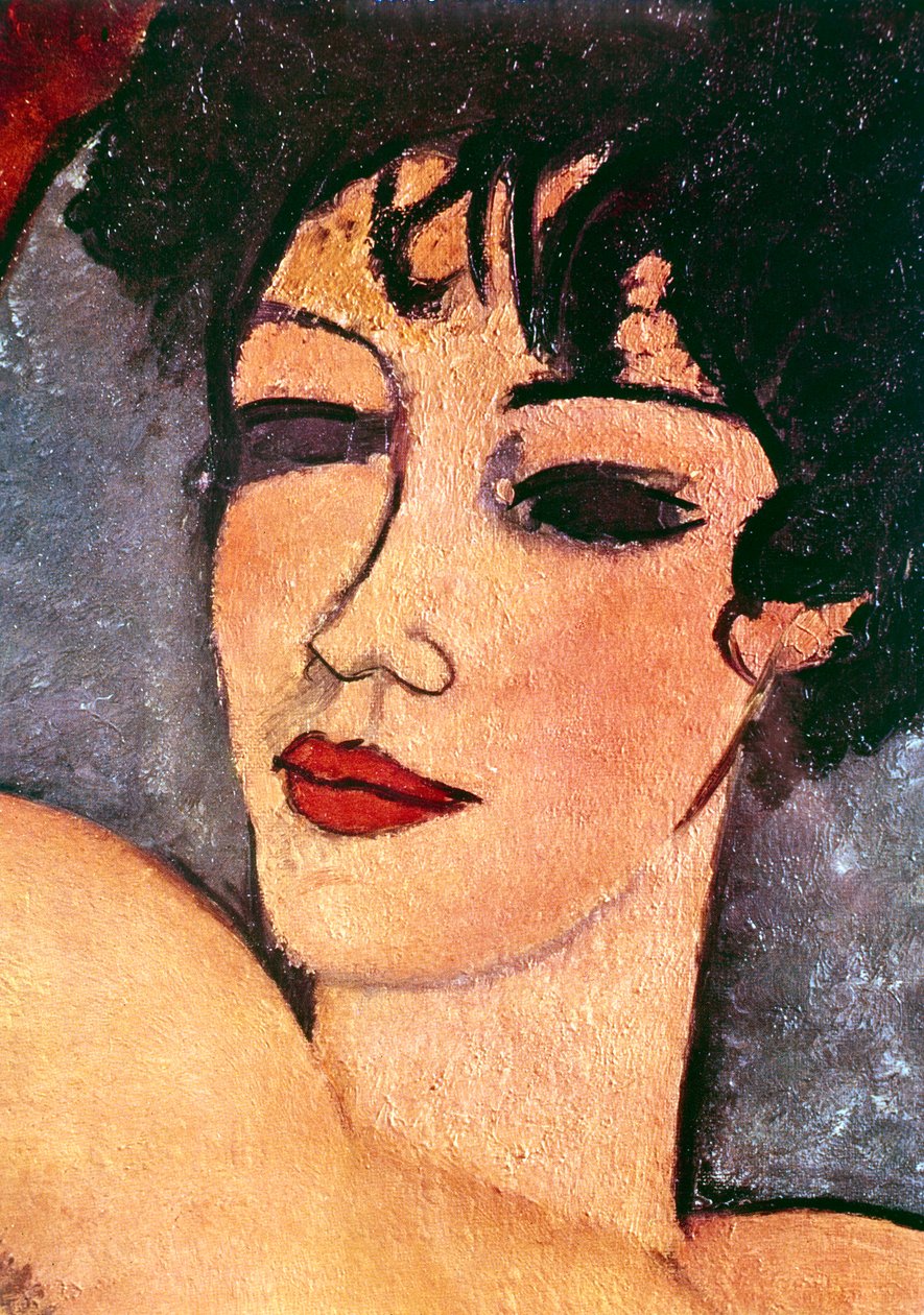 Részlet egy alvó aktról, c1917 alkotó: Amedeo Modigliani