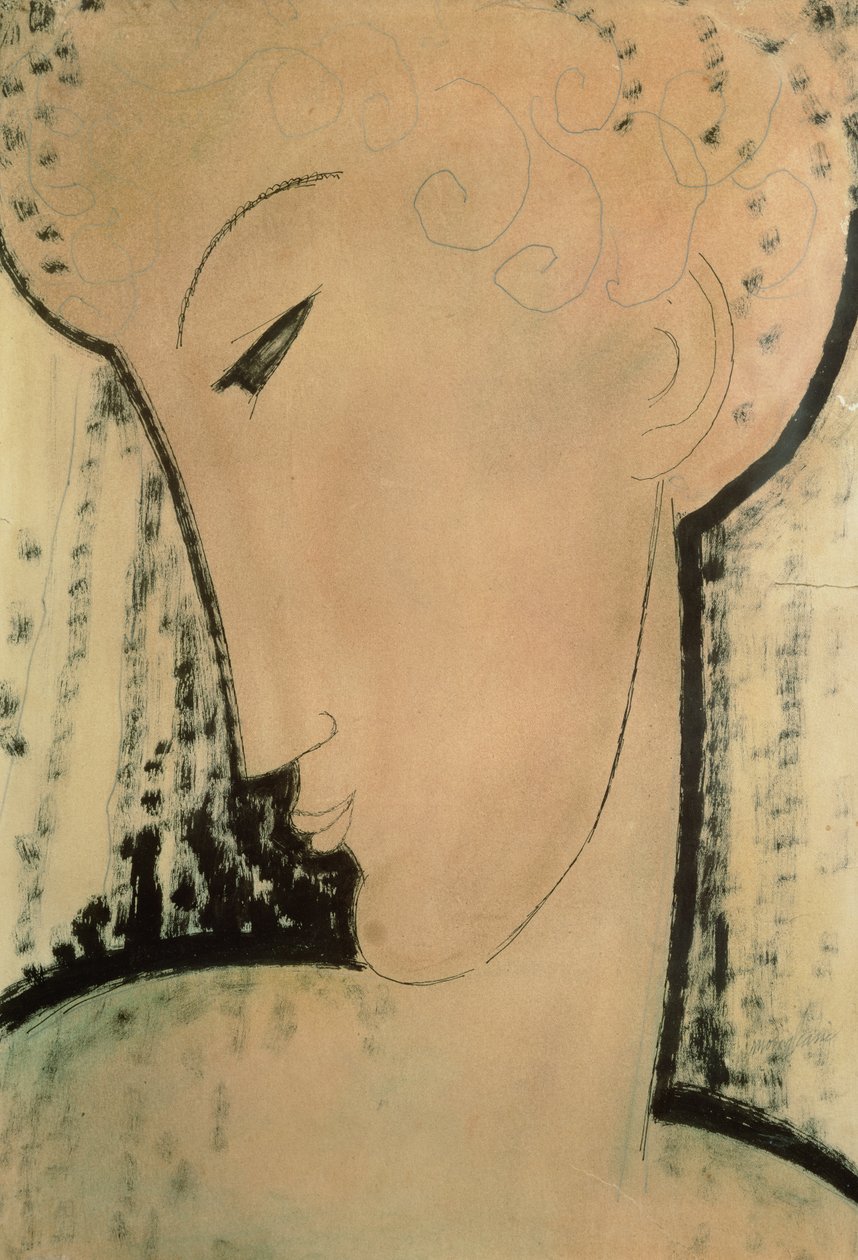Női fej alkotó: Amedeo Modigliani