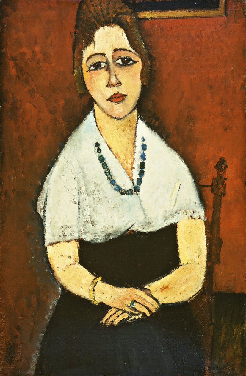 Lány Nyaklánccal alkotó: Amedeo Modigliani