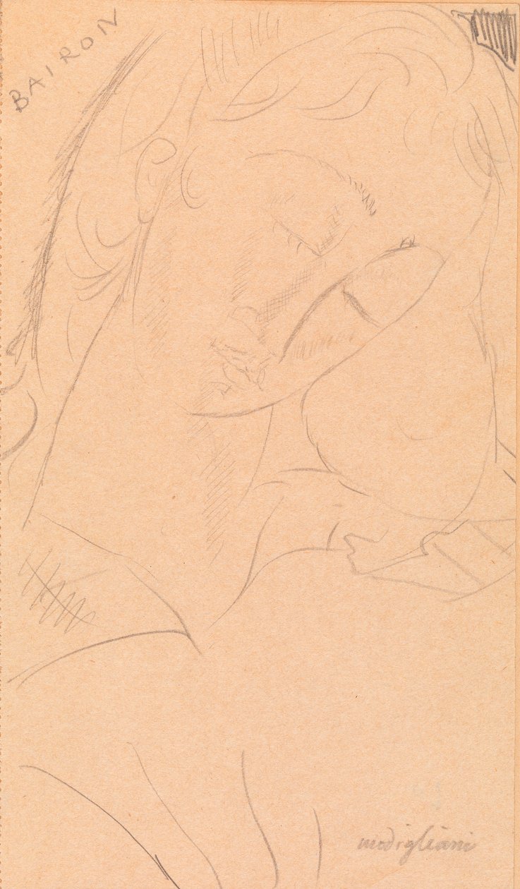 Fej - Bairon alkotó: Amedeo Modigliani
