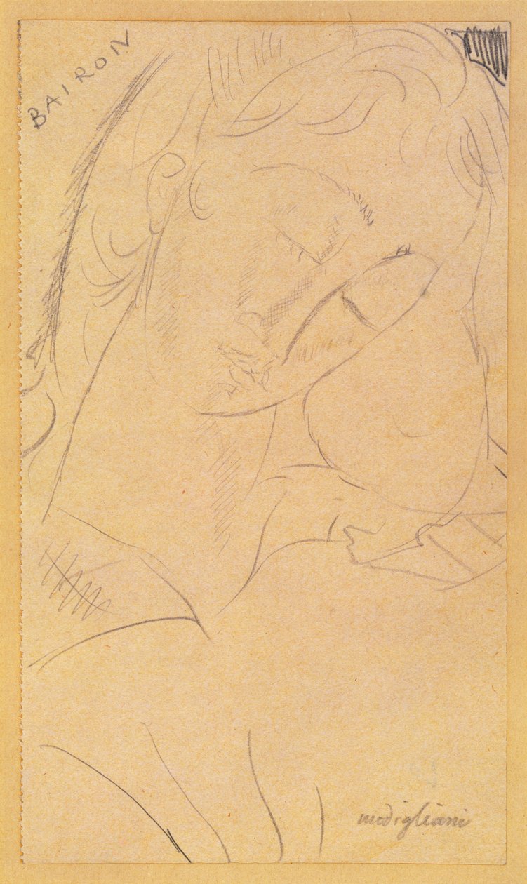 Fej - Bairon alkotó: Amedeo Modigliani