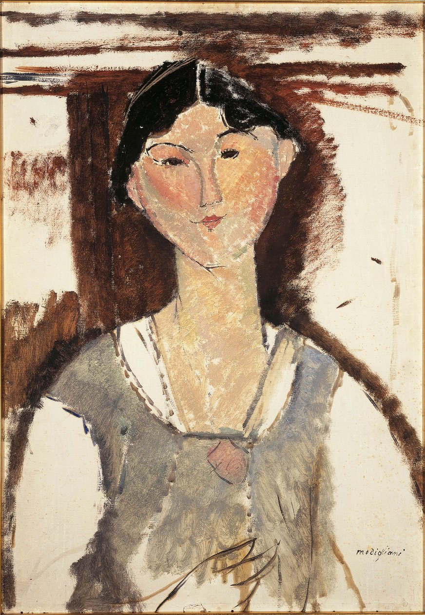 Olaszország, Bologna, Beatrice Hastings portréja alkotó: Amedeo Modigliani