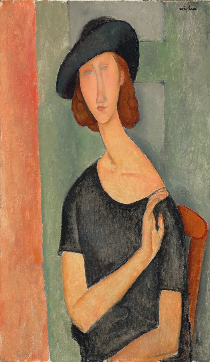 Jeanne Hébuterne (Au chapeau) alkotó: Amedeo Modigliani