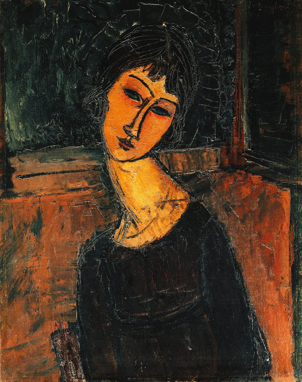 Jeanne Hebuterne, 1916-1917 körül alkotó: Amedeo Modigliani