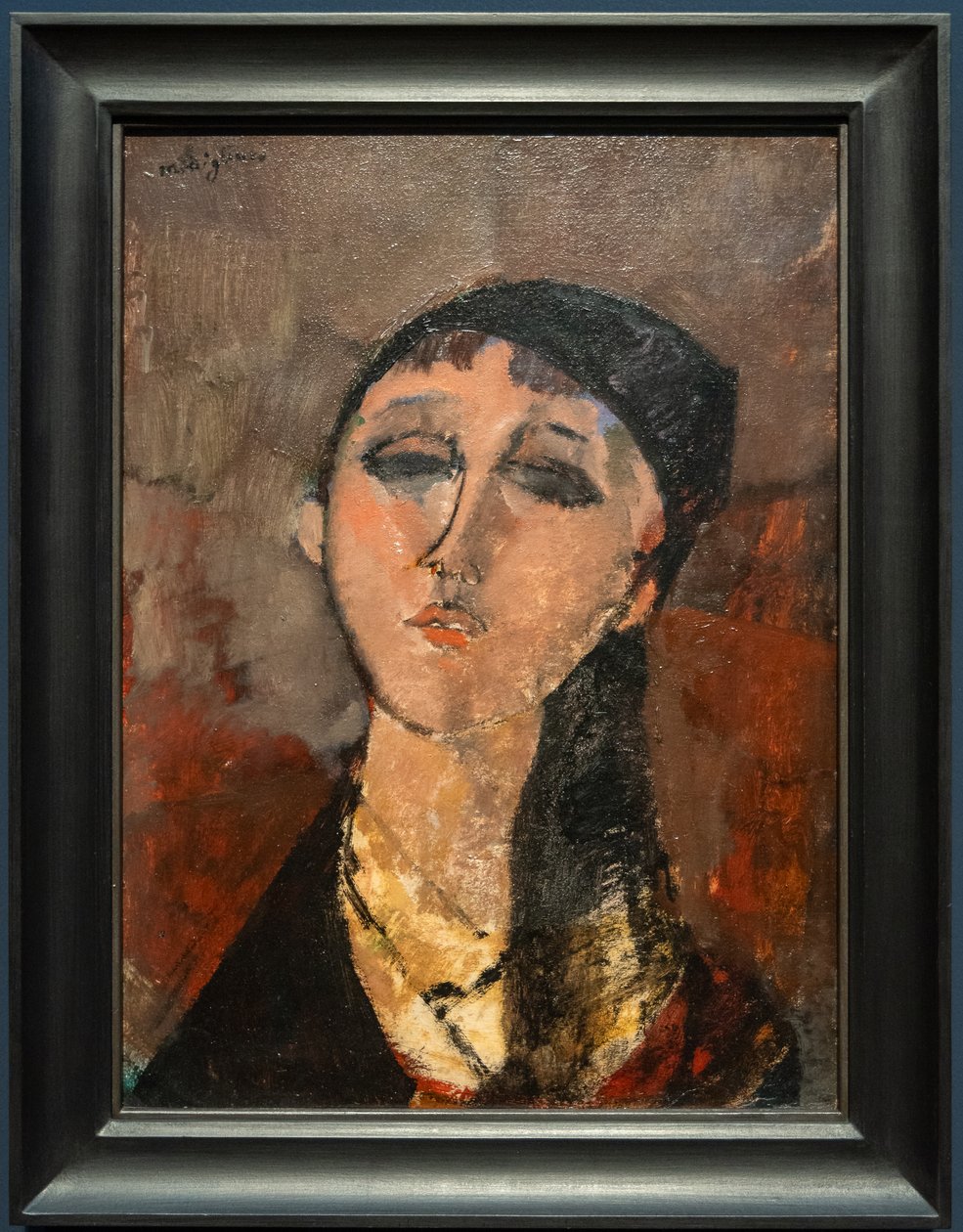 Lányfej (Louise) alkotó: Amedeo Modigliani
