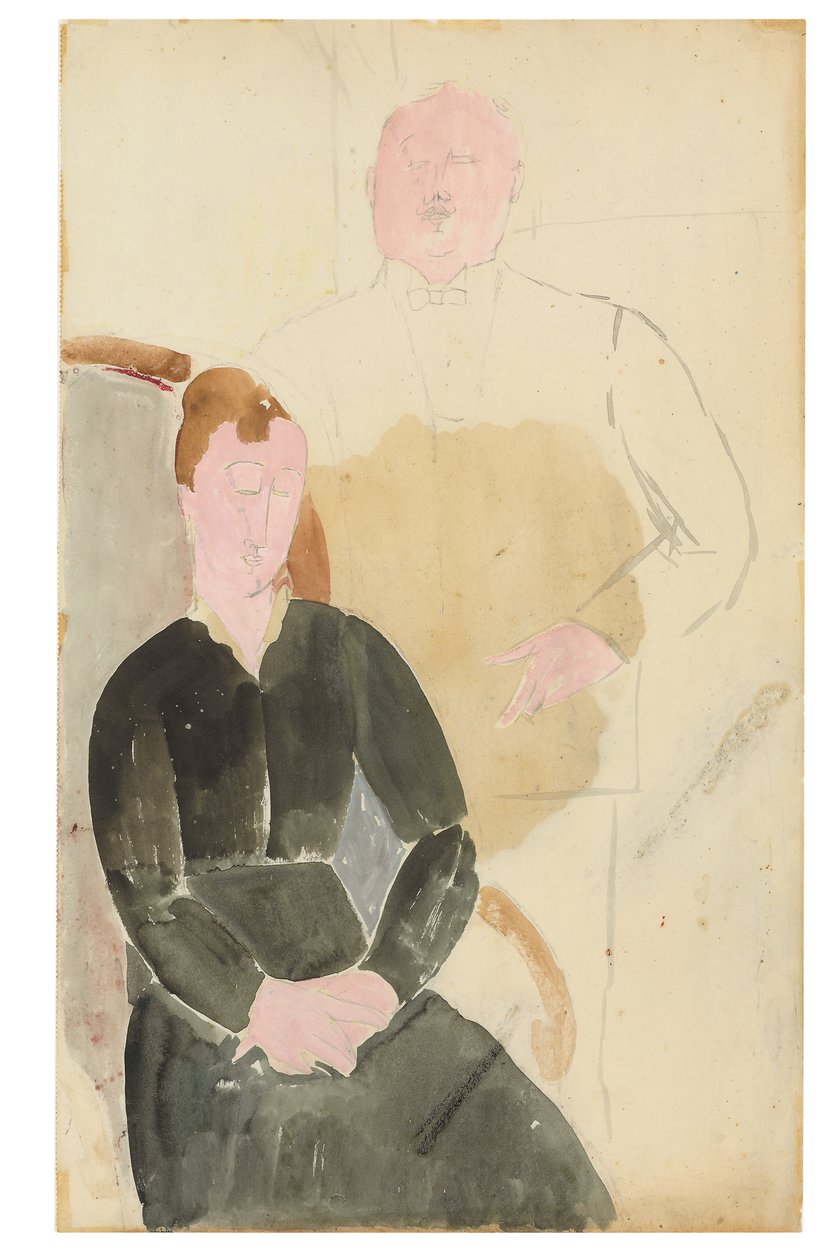 A háztartás, 1915 alkotó: Amedeo Modigliani