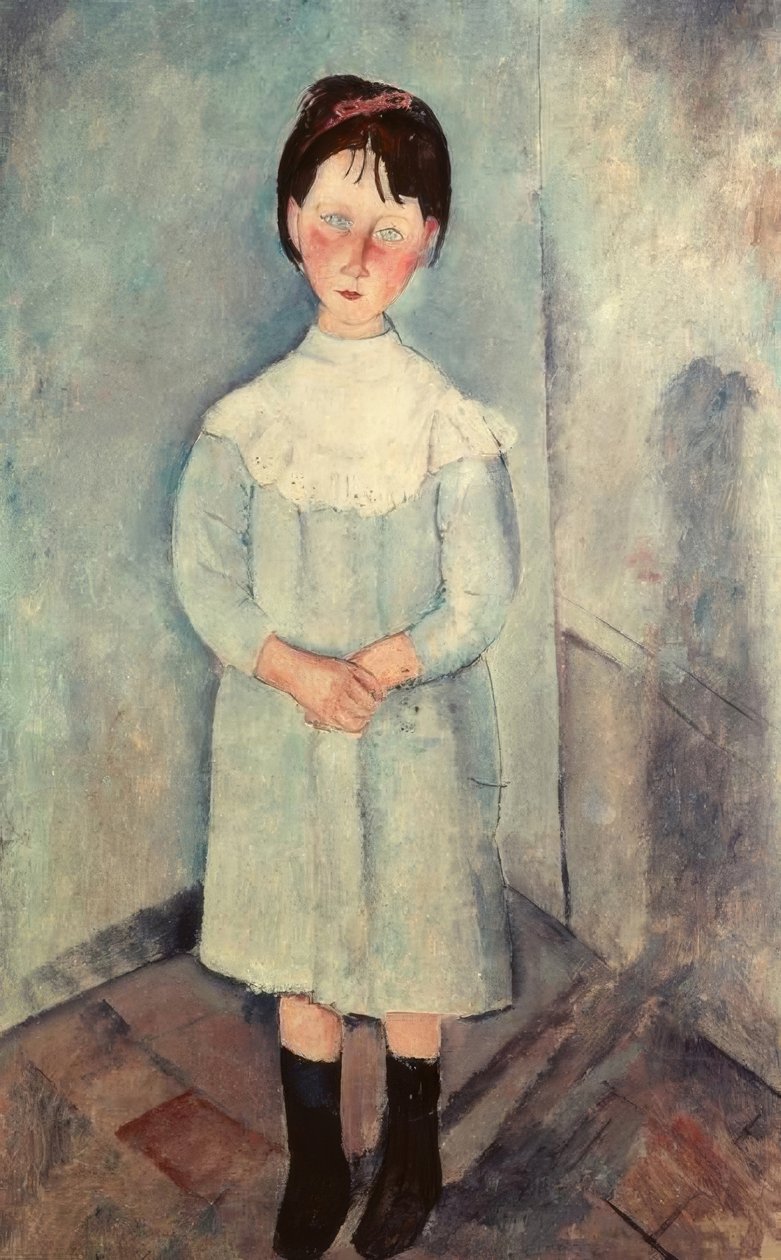 A kislány kékben alkotó: Amedeo Modigliani