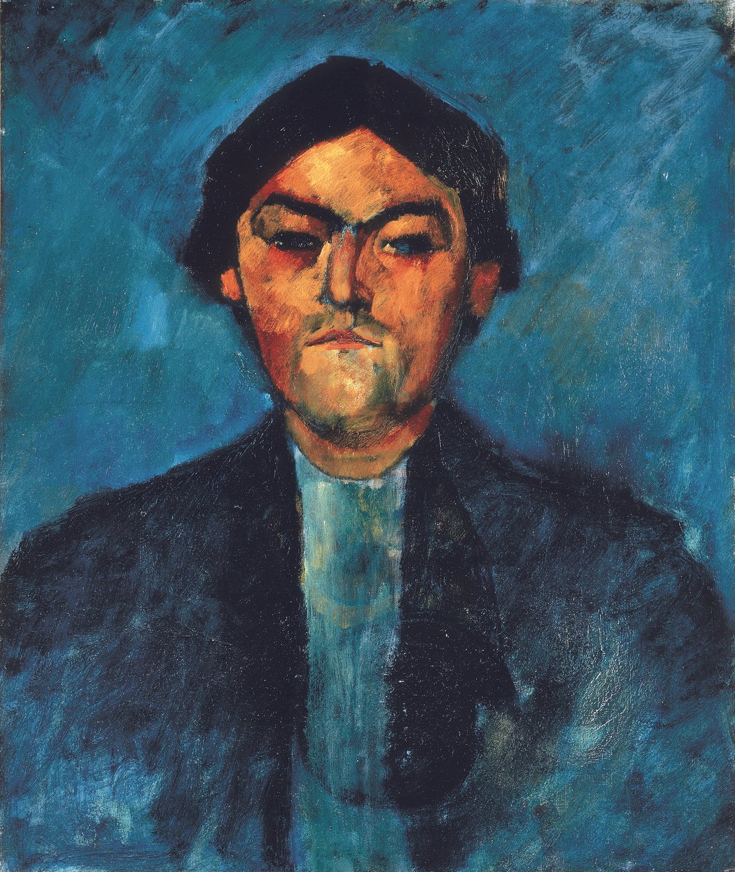 Le typographe (Pedro), 1909 körül (olaj, vászon) alkotó: Amedeo Modigliani