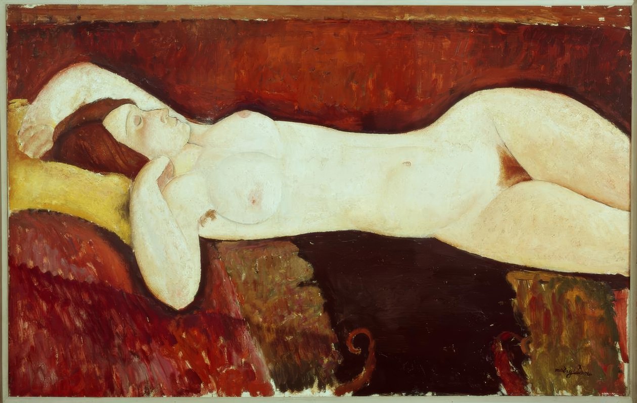 Fekvő akt - Le Grand Nu alkotó: Amedeo Modigliani