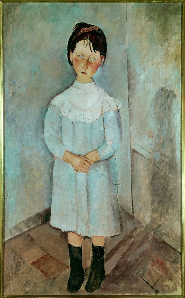 Kék ruhás kislány 1918 alkotó: Amedeo Modigliani