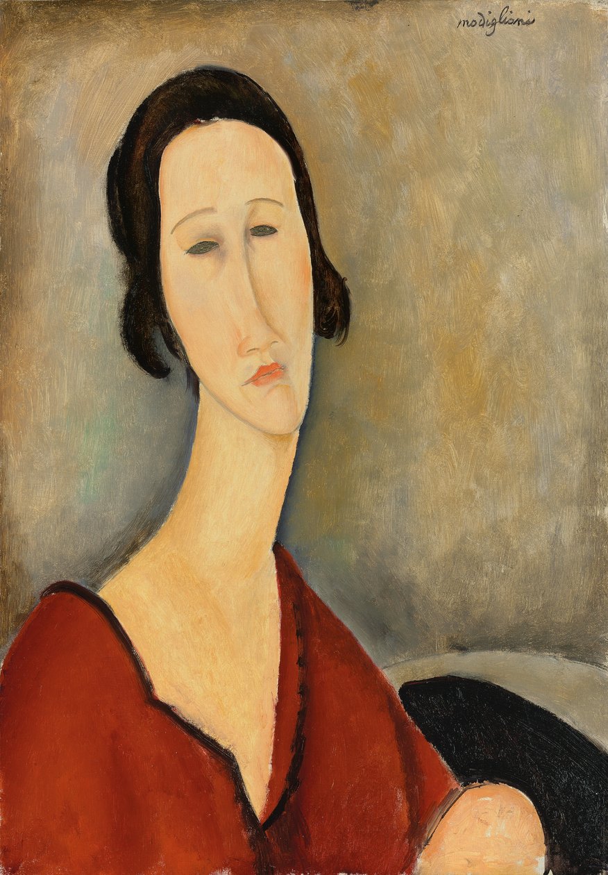 Madame Hanka Zborowska, 1917 alkotó: Amedeo Modigliani