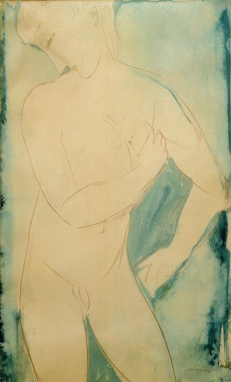 Meztelen fiú alkotó: Amedeo Modigliani