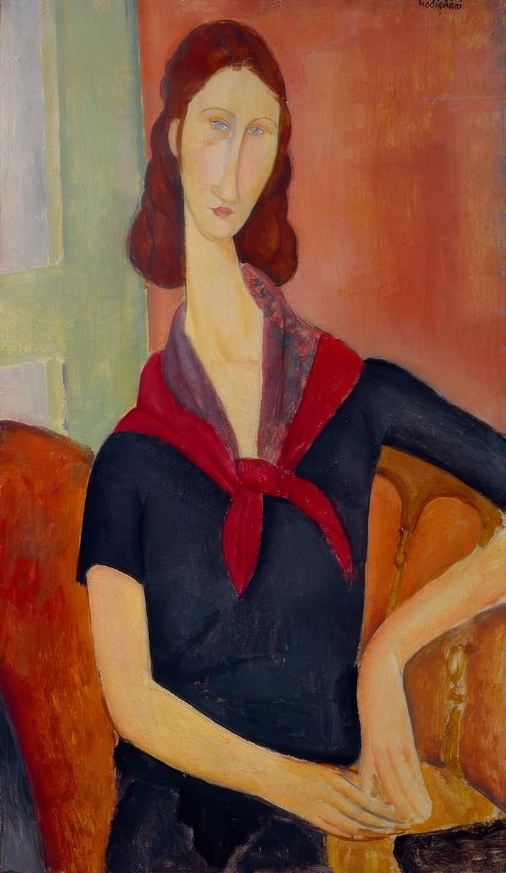 Jeanne Hébuterne portréja alkotó: Amedeo Modigliani