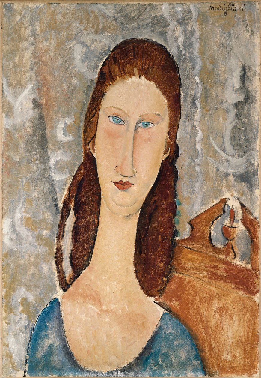 Jeanne Hebuterne portréja (olaj, vászon) alkotó: Amedeo Modigliani