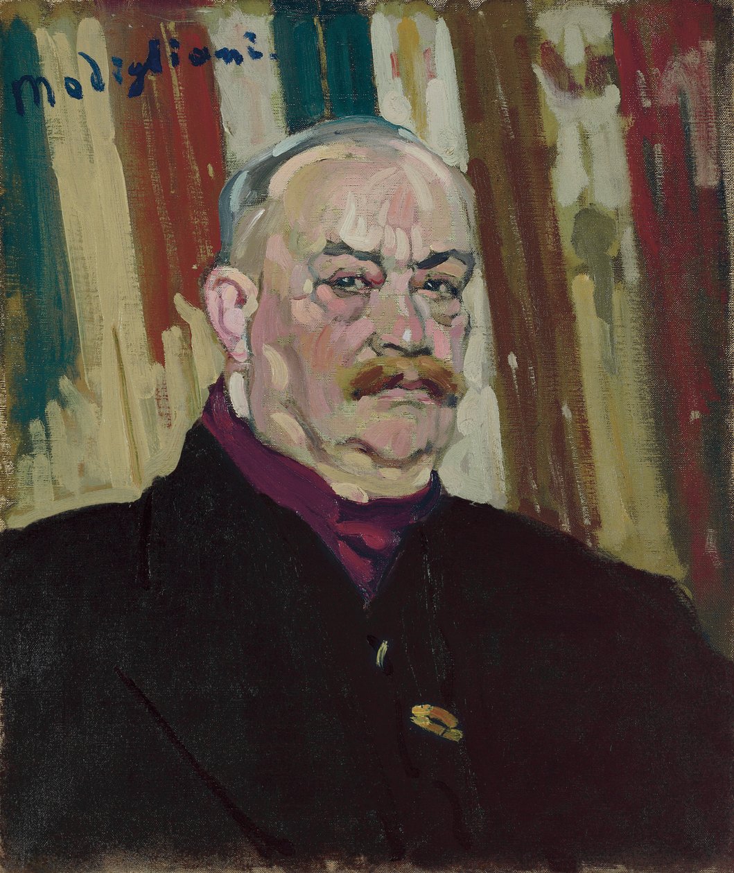 Joseph Levi portréja, 1909 körül alkotó: Amedeo Modigliani