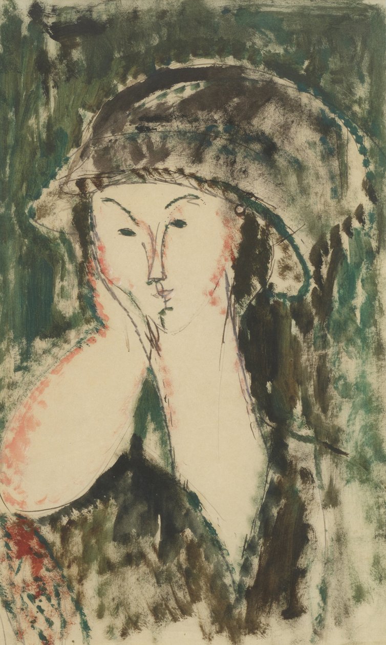 Beatrice Hastings portréja, 1914-1915. alkotó: Amedeo Modigliani