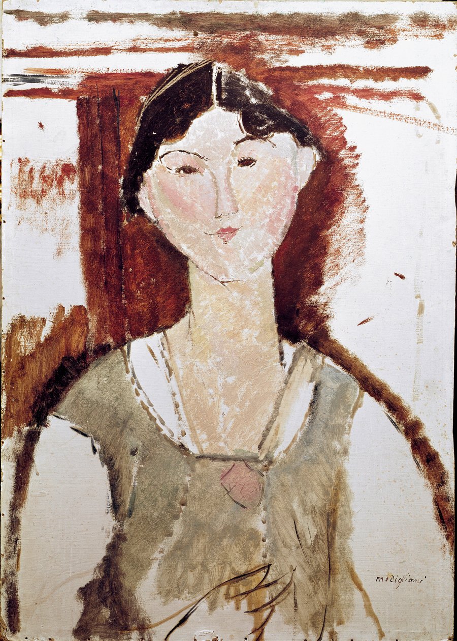 Beatrice Hastings portréja. Amedeo Modigliani festménye alkotó: Amedeo Modigliani