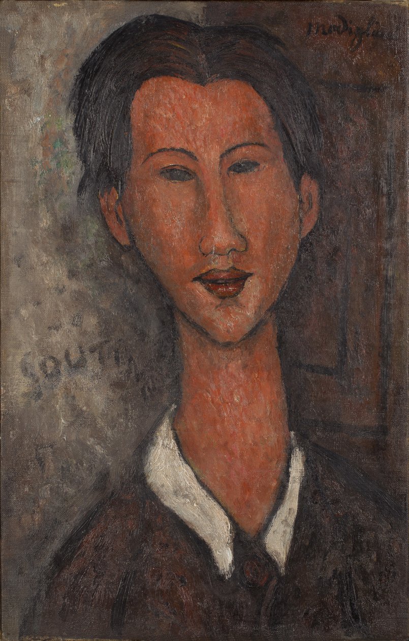 Chaïm Soutine portréja 1893-1943, 1917 alkotó: Amedeo Modigliani
