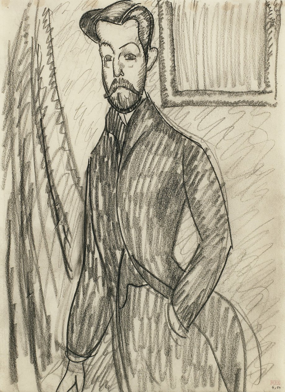 Dr. Paul Alexandre (1881-1968) portréja, Modigliani, Amedeo (1884-1920) alkotó: Amedeo Modigliani
