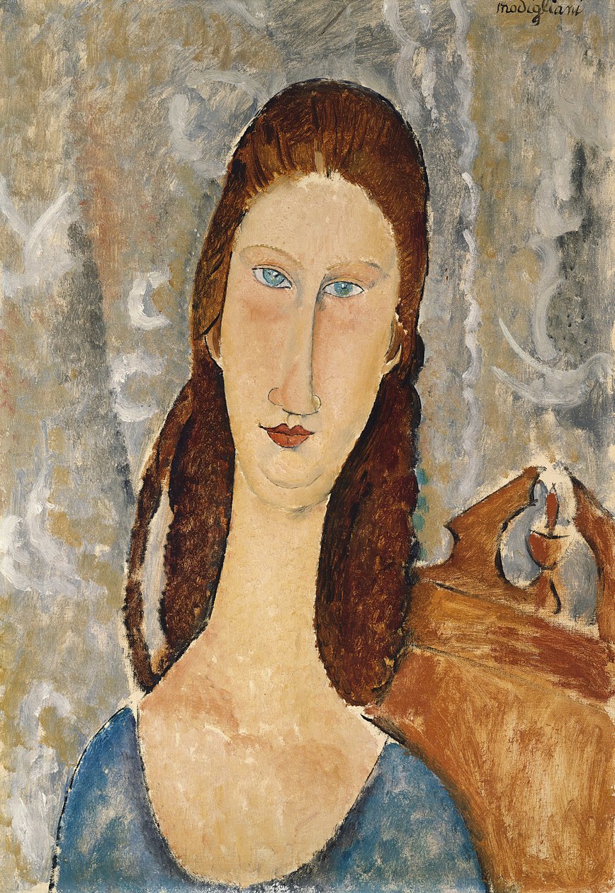 Jeanne Hebuterne portréja alkotó: Amedeo Modigliani