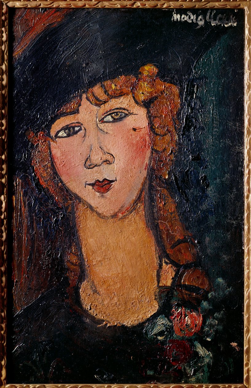 Lolotte portréja Amedeo Modigliani (1884-1920) festménye 1917 V. 0,35x0,55 m Párizs, modern nemzeti művészeti múzeum alkotó: Amedeo Modigliani