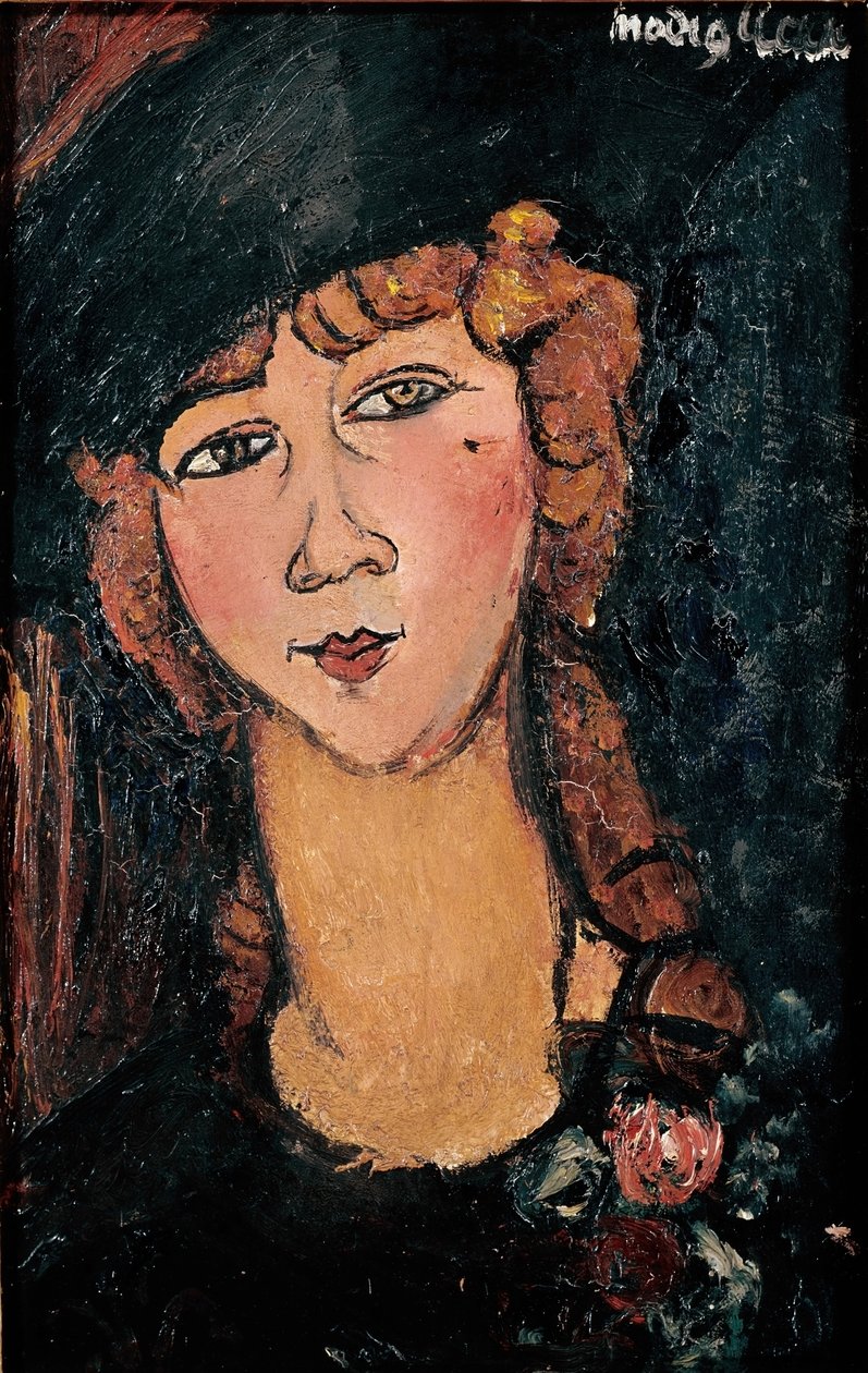 Lolotte portréja Amedeo Modigliani (1884-1920) festménye 1917 V. 0,35x0,55 m Párizs, modern nemzeti művészeti múzeum alkotó: Amedeo Modigliani