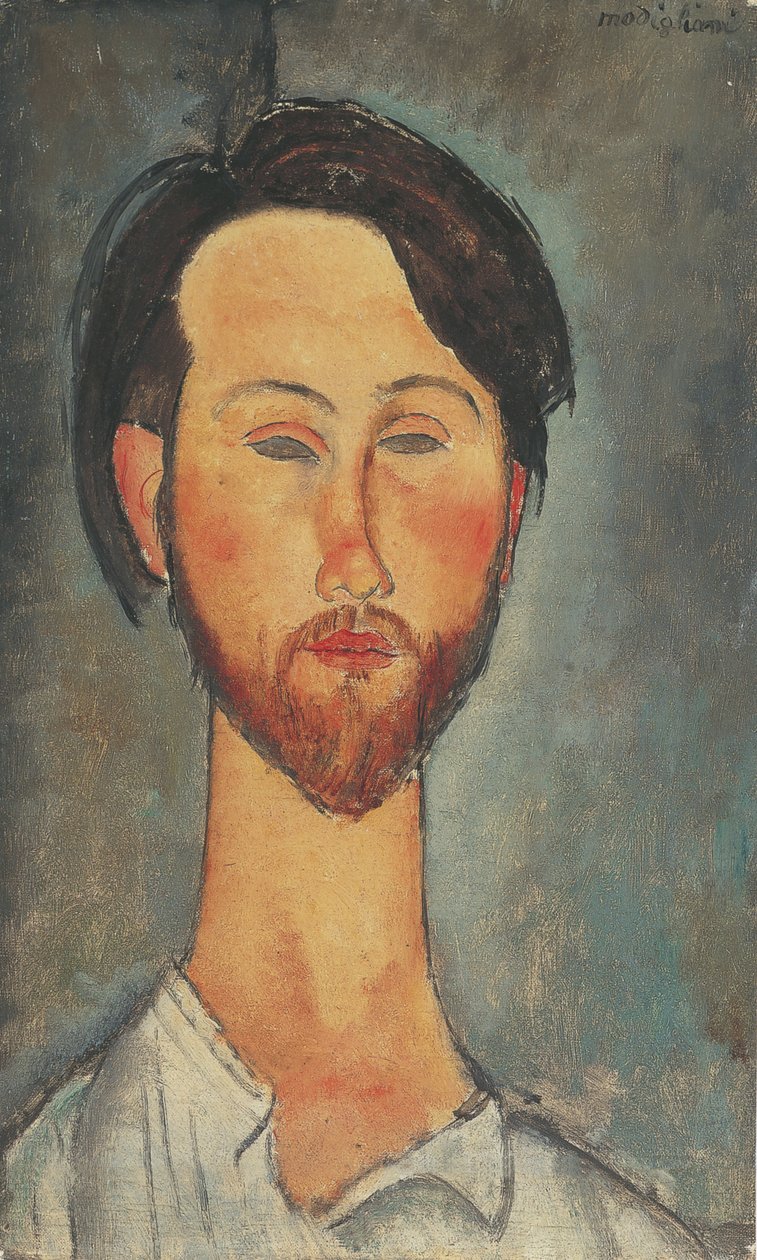 Léopold Zborowski portréja 1889-1932, 1918. alkotó: Amedeo Modigliani